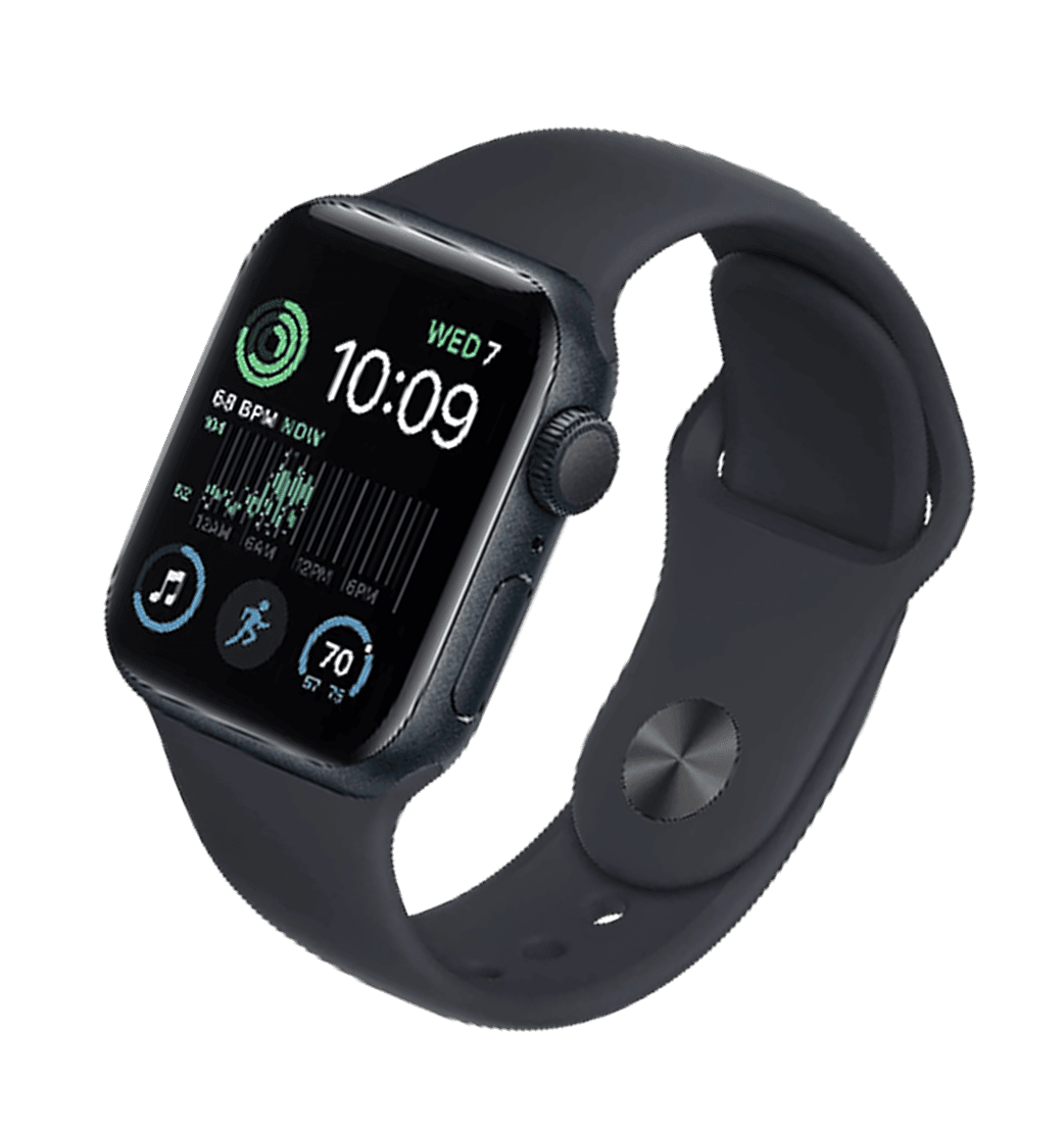 Apple Watch showing health metrics